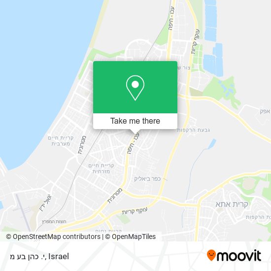 י. כהן בע מ map