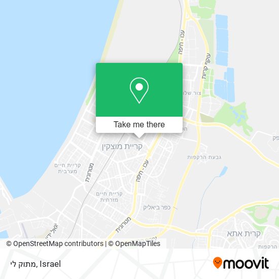 מתוק לי map