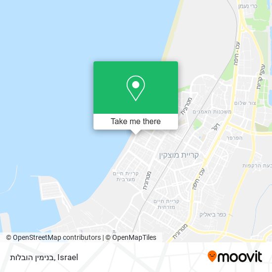 בנימין הובלות map