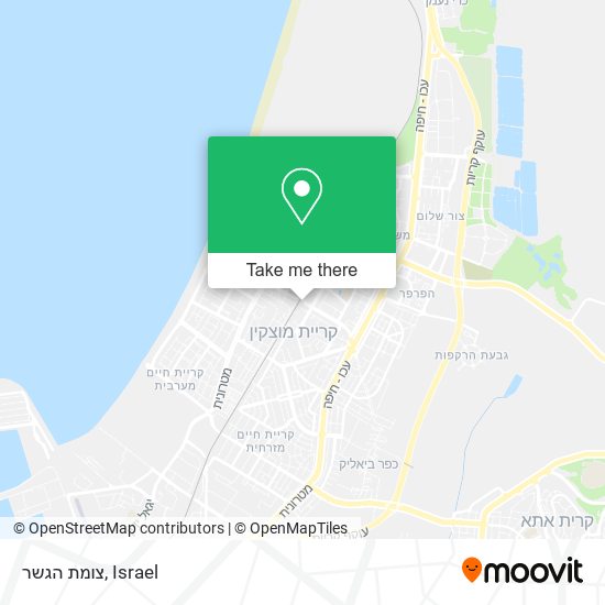 צומת הגשר map