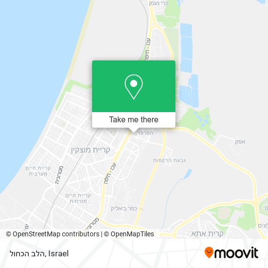 הלב הכחול map