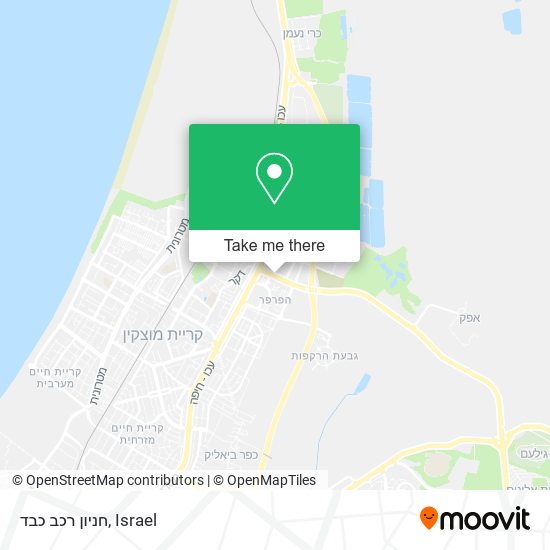 חניון רכב כבד map