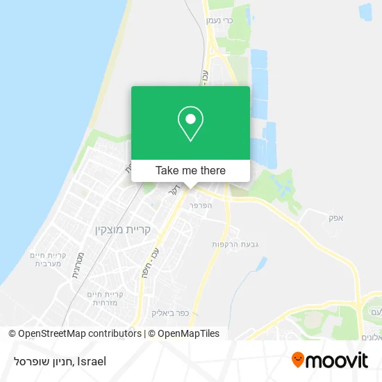 Карта חניון שופרסל