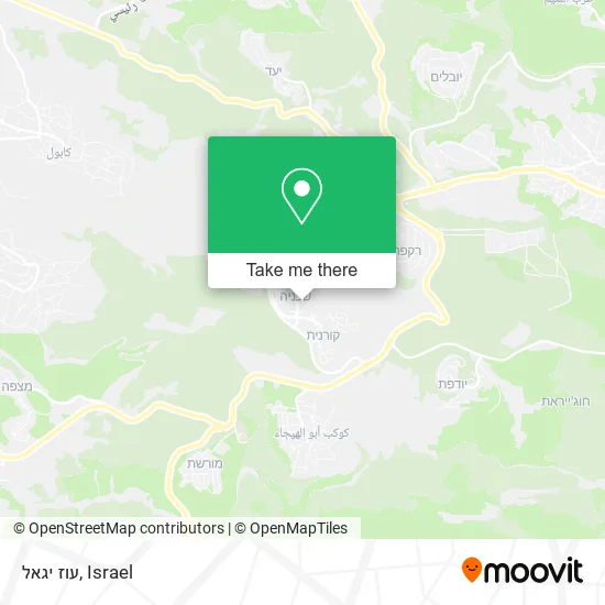 Карта עוז יגאל