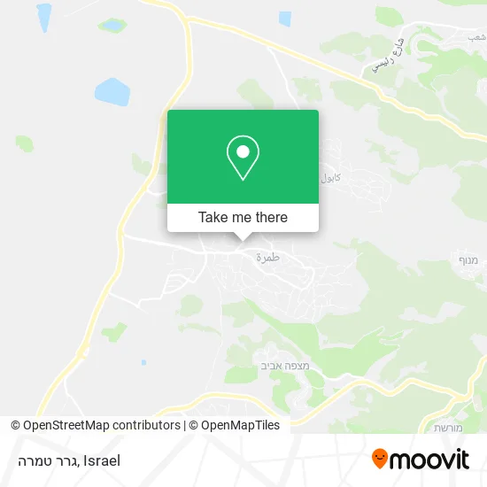 Карта גרר טמרה