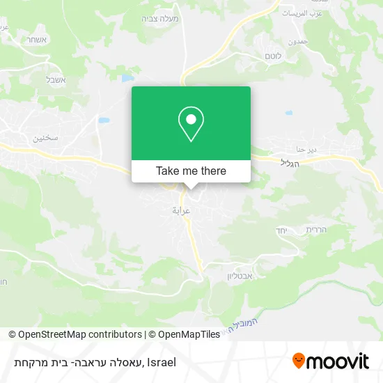 עאסלה עראבה- בית מרקחת map