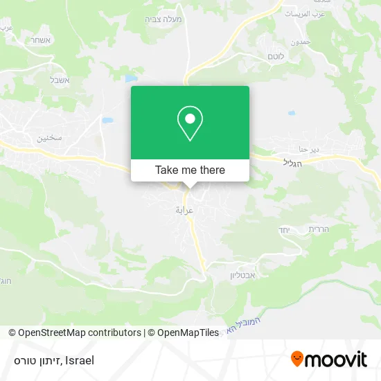 Карта זיתון טורס