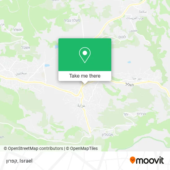 קפרון map