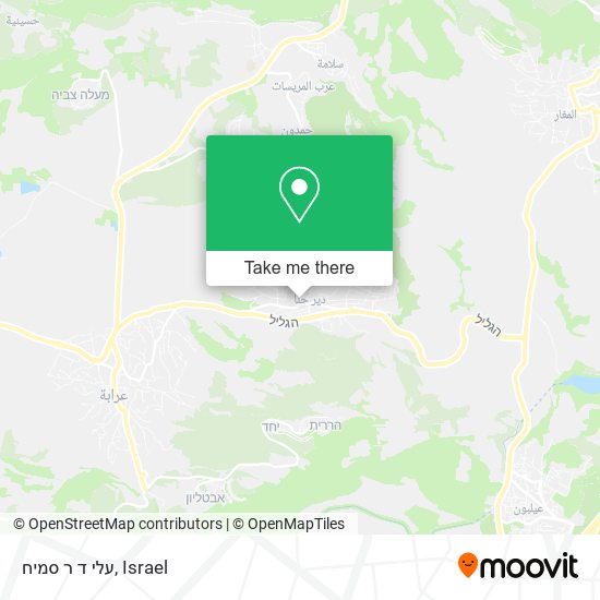 עלי ד ר סמיח map