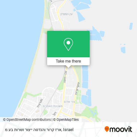 ארז קרור והנדסה ייצור ושרות בע מ map