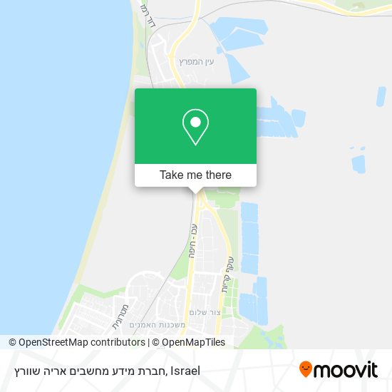 חברת מידע מחשבים אריה שוורץ map