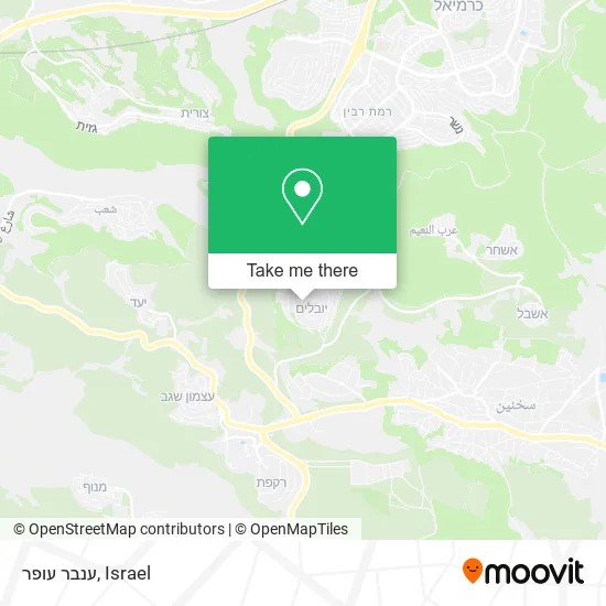 Карта ענבר עופר