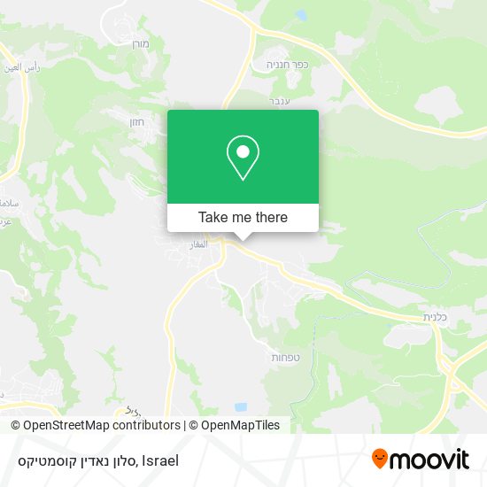 סלון נאדין קוסמטיקס map