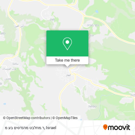 ר.מוזלבט מהנדסים בע מ map