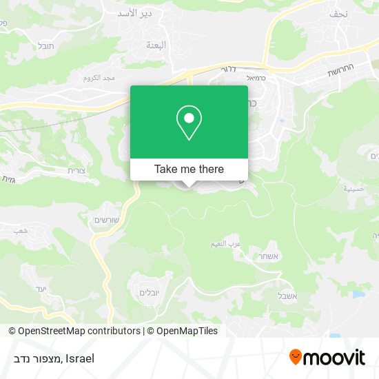 מצפור נדב map