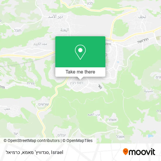 Карта סנדוויץ' מאמא, כרמיאל