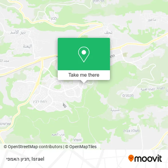 Карта חניון האמפי