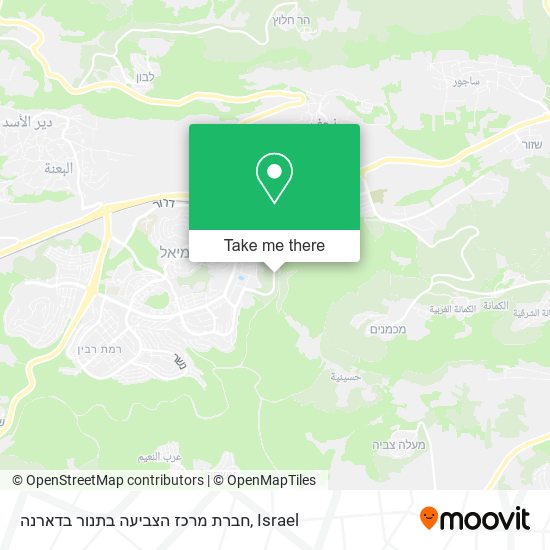 חברת מרכז הצביעה בתנור בדארנה map