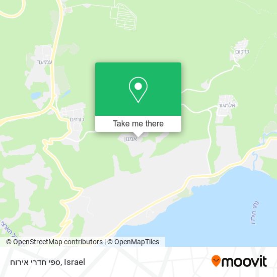 ספי חדרי אירוח map