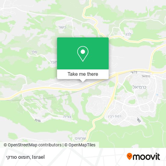 חומוס סודקי map