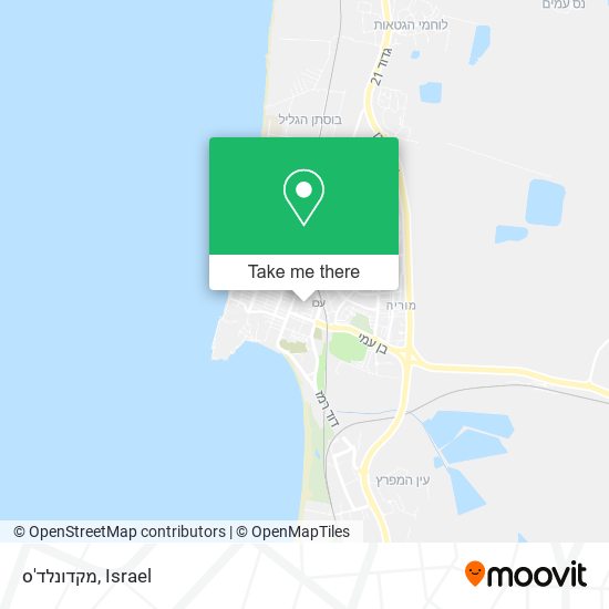 מקדונלד'ס map