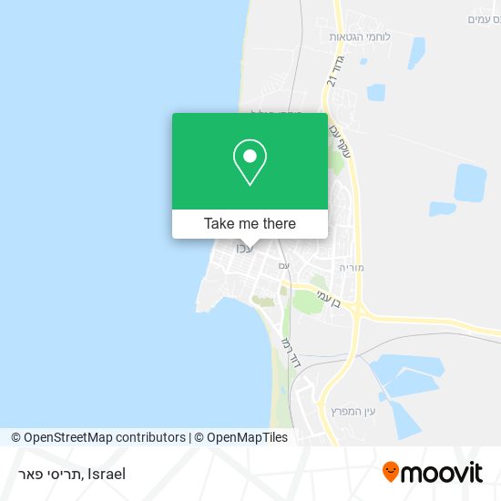 תריסי פאר map