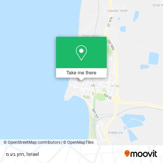 חזון בע מ map