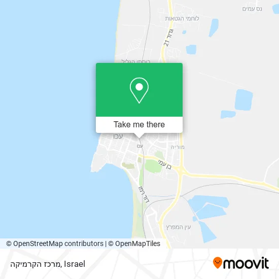 Карта מרכז הקרמיקה