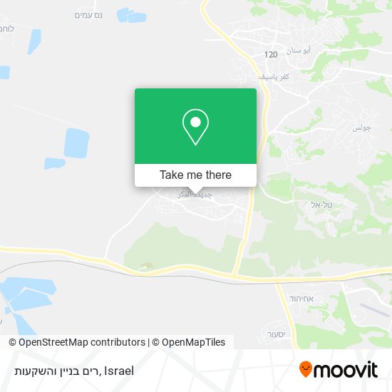 רים בניין והשקעות map