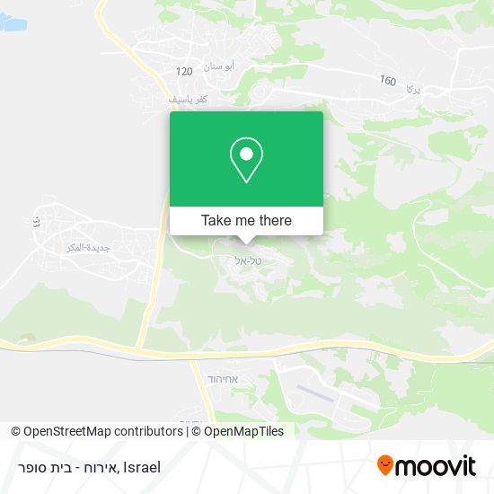 אירוח - בית סופר map