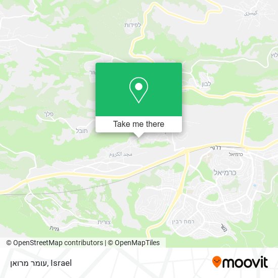 עומר מרואן map