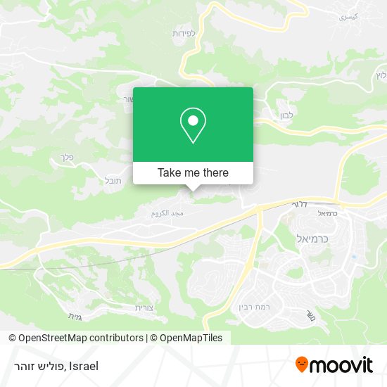 פוליש זוהר map