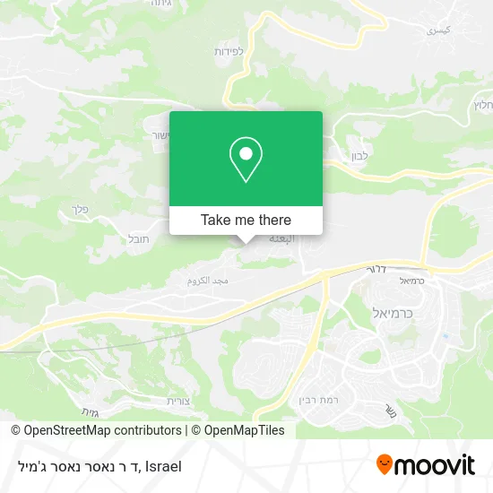 Карта ד ר נאסר נאסר ג'מיל