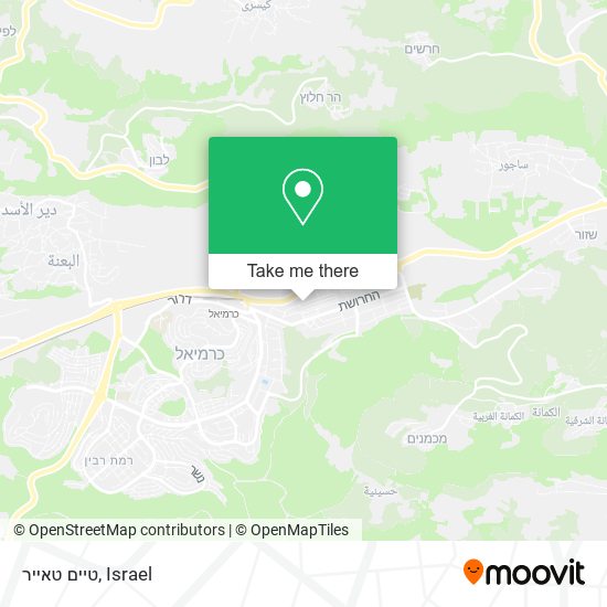 טיים טאייר map