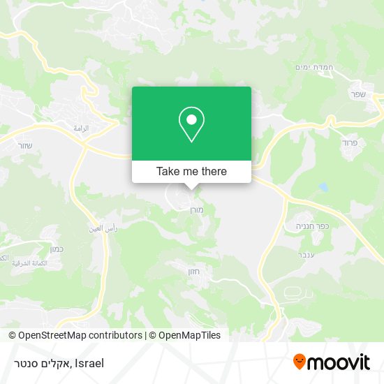 אקלים סנטר map