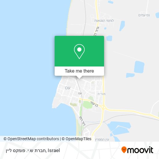 חברת ש.י. פומקס ליין map