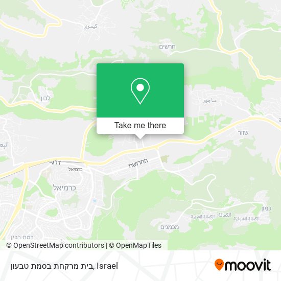 בית מרקחת בסמת טבעון map