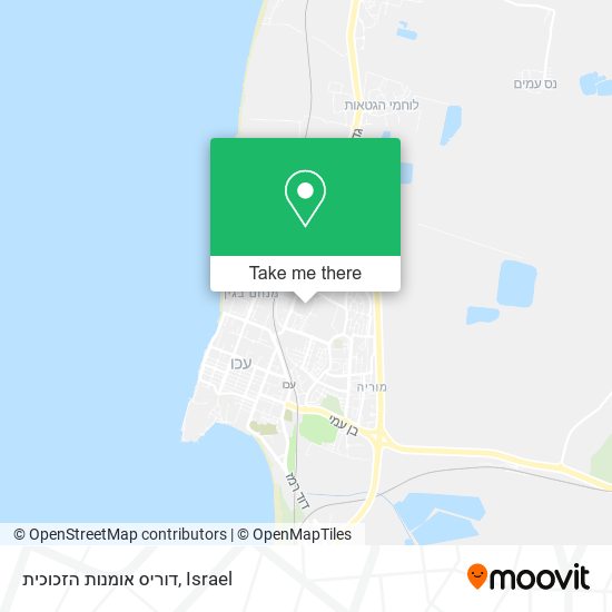 דוריס אומנות הזכוכית map