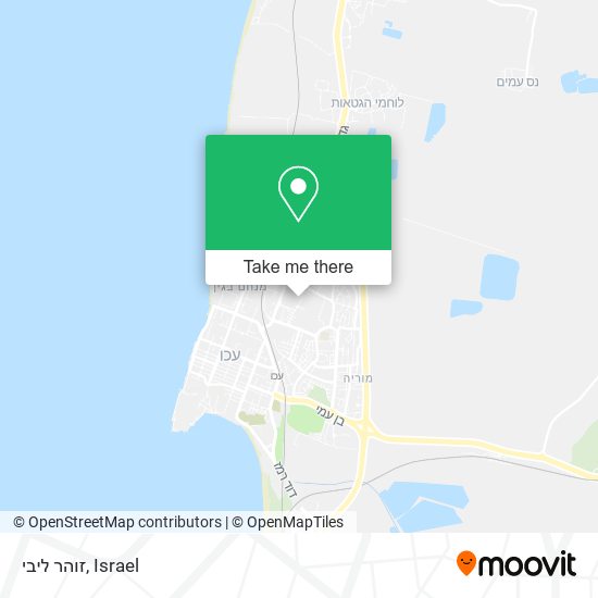 זוהר ליבי map