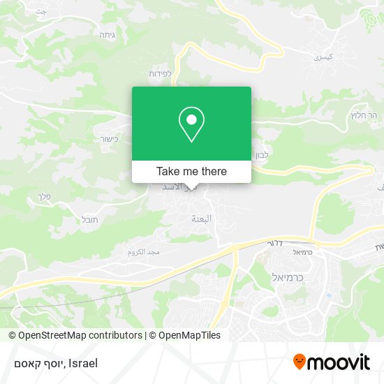 יוסף קאסם map