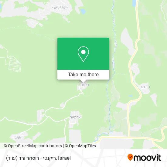 Карта ריקנטי - רוסהר ורד (עו ד)