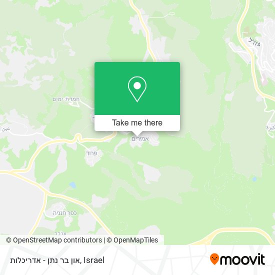 און בר נתן - אדריכלות map