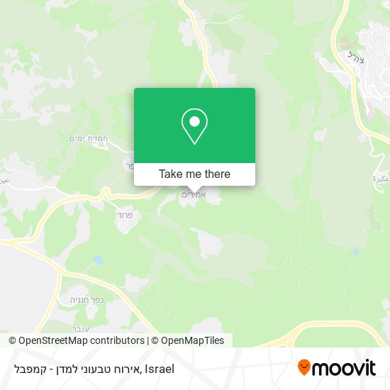 אירוח טבעוני למדן - קמפבל map