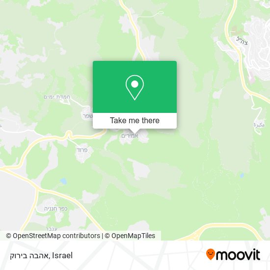 אהבה בירוק map