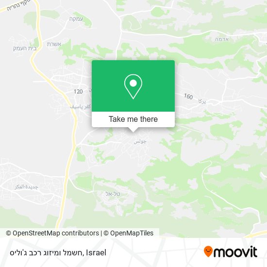 חשמל ומיזוג רכב ג'וליס map