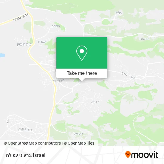 Карта גרעיני עפולה