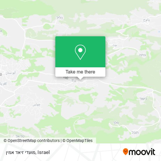 מועדי זיאד אמין map