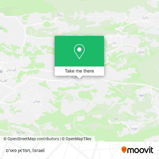 חמדאן פארם map