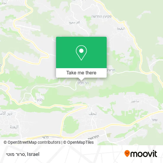 Карта סרור מוטי