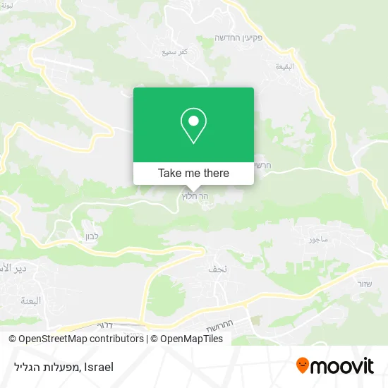 Карта מפעלות הגליל